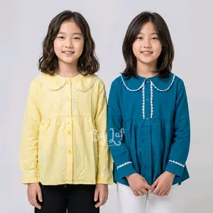Blouse Anak Perempuan Renda Bahan Katun Rayon - Kemeja Rezana