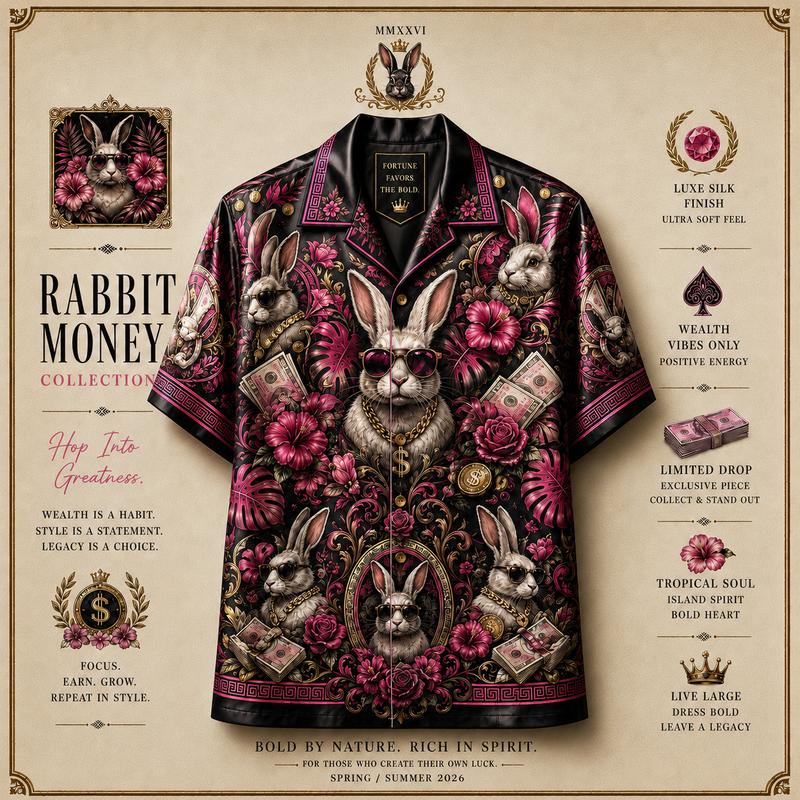 Hiwaii Shirt - Pink Aristocrat Cat Áo Sơ Mi hawaii cuban