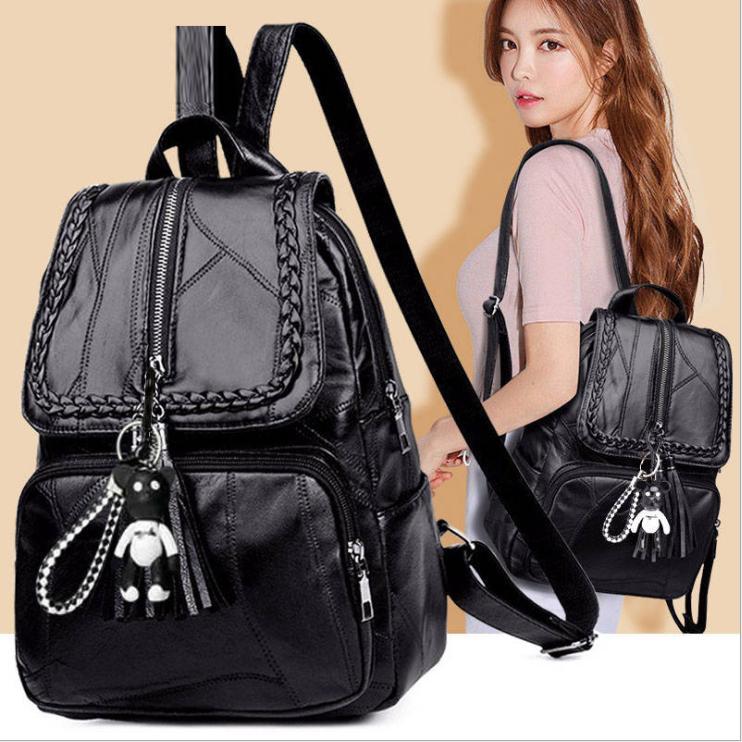 Ba lô Da Nữ thời trang chống nước BL854 - Đeo Vai Backpack 1