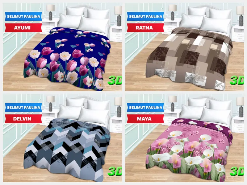 Selimut Paulina BONITA / Selimut Bulu Halus Bonita uk.160x200cm 0