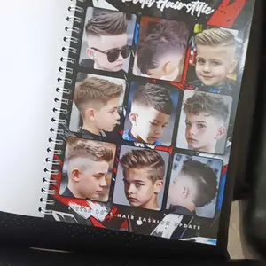 Buku Hairstyle Catalog Barbershop TERMURAH Contoh Model Gaya Rambut Pria / Haircut Katalog Barber / Pangkas Rambut Salon / Total 12 Halaman Ukuran 15x20cm Bahan Art Paper Glossy
