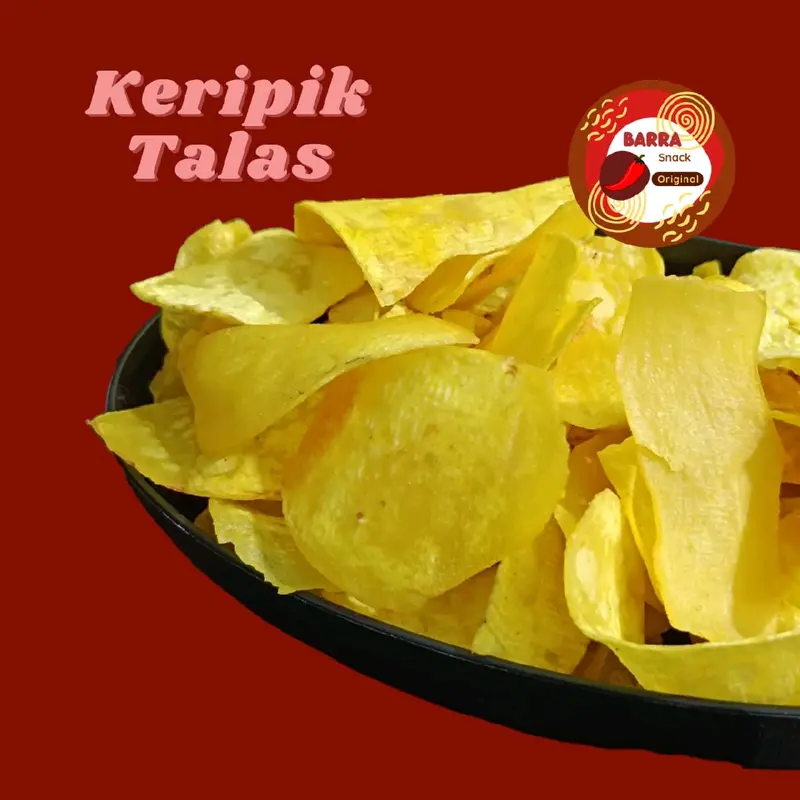 500 gr Keripik Talas Tipis Asin Gurih Renyah 0