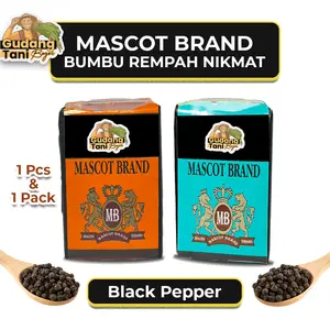 Mascot Brand Bumbu Dapur Black Pepper / Bumbu Dapur Spices Bubuk