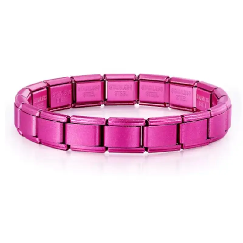Magenta Charm Bracelet（18pcs）