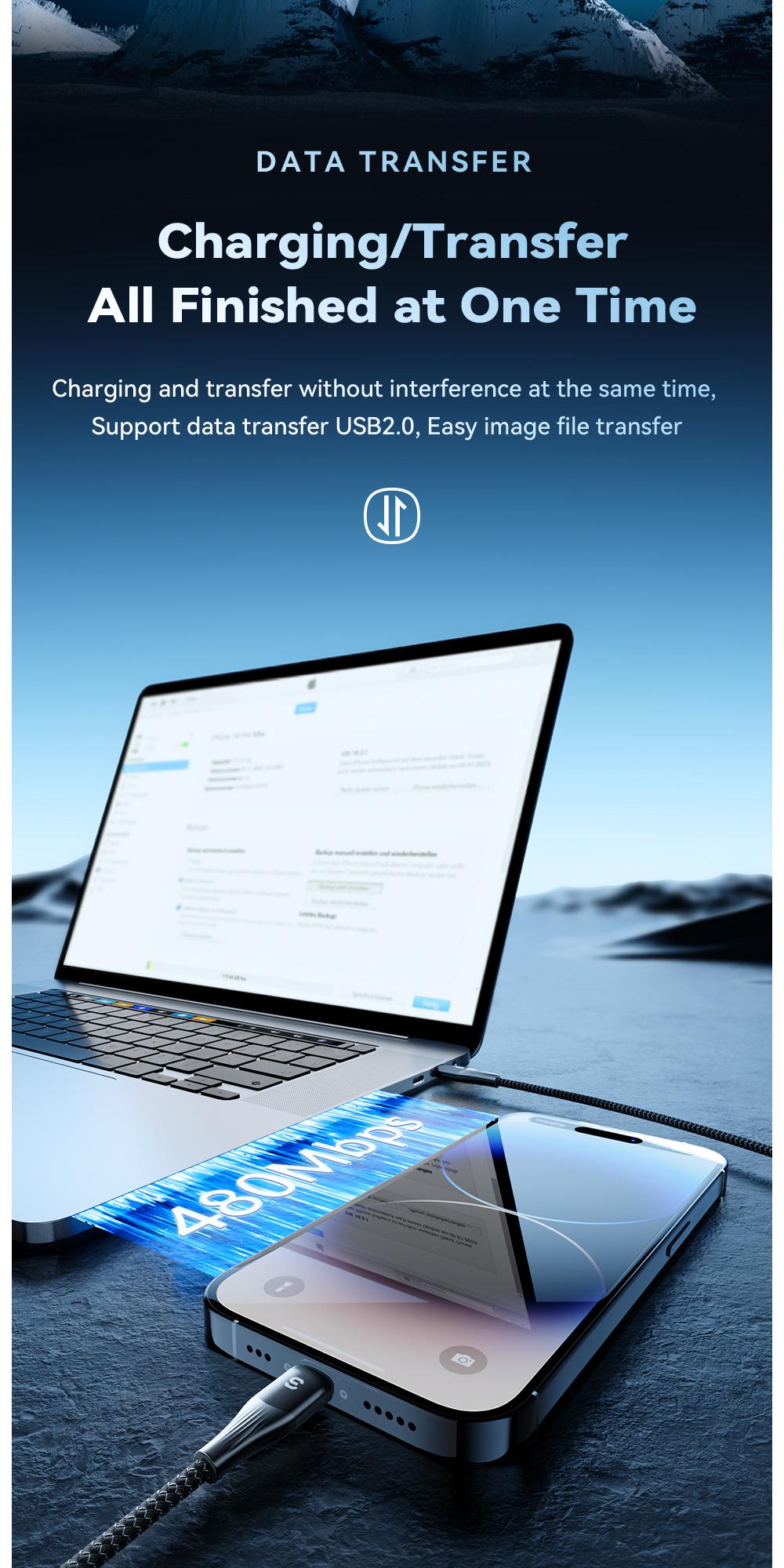 ESSAGER USB C to Lightning Cable For iPhone 14 13 12 11 pro Max XS 29W Fast Charging PD Cable for iPad Macbook charger