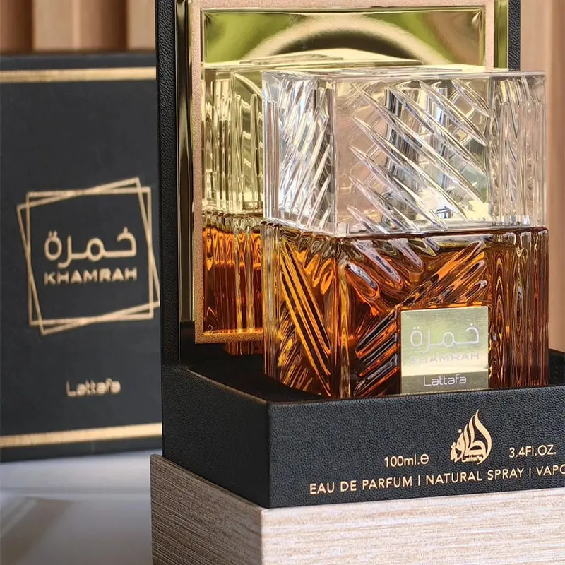 Lattafa Khamrah Oriental Perfume for Men 100ml - Long-lasting Fruity Floral Woody Scent - Unisex Fragrance - Ideal Gift - Secure Packaging