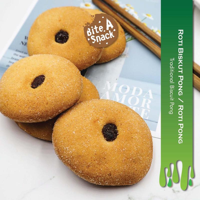 Ipoh Traditional Biscuit Pong / Roti Biskut Pong / Roti Pong 200g ...