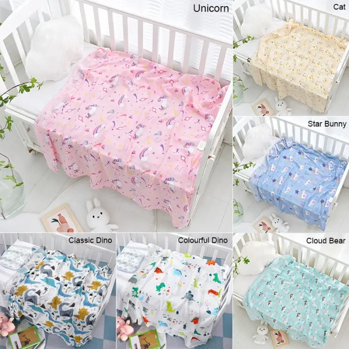 Terjangkau Bedong Selimut Bayi Jumbo 120X110 / Natural Baby Swaddle Newborn Gift