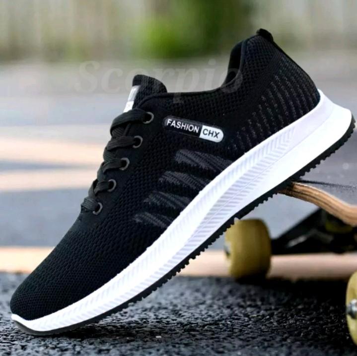 Sepatu Sneakers CHX pria Hitam/Sepatu Sekolah Casual Trendy Terbaru COD 0