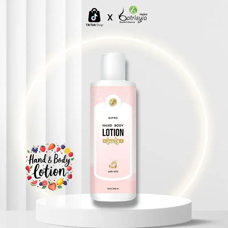 Hand Body Lotion Batris Fruity dengan Ekstrak Buah-buahan dan VCO - Extract Tangan Kering Perawatan Vitamin Tubuh Kusam 0