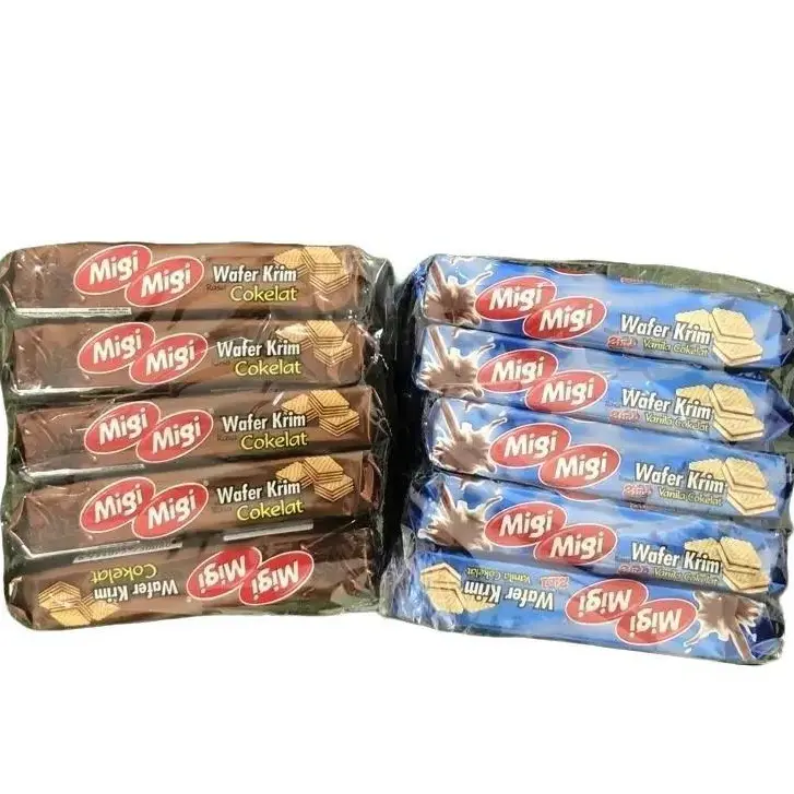 Migi Migi Wafer 1 Pack Isi 10 Pcs x 10g wafer renyah dengan aneka varian rasa