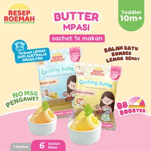 Resep Roemah Australian Grass Fed & Ghee Cooking Butter / Butter Bumbu Siap Masak / Sumber Lemak Baik / Bumbu Masak untuk Anak
