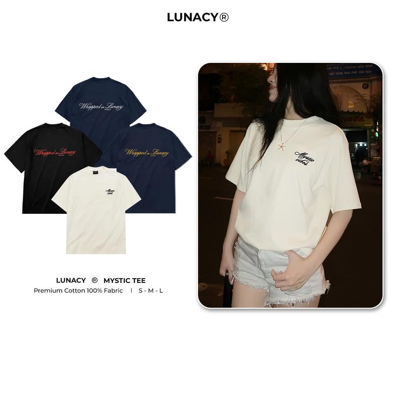 Áo thun Local Brand Myst Unisex nam nữ Cotton oversize form rộng LUNACY