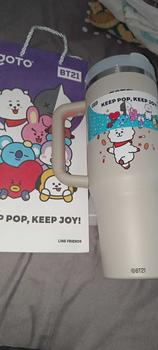Product Review of Goto [COD] K-Joy X BT21 Tumbler Tahan Dingin Panas Botol Tempat Minum Aesthetic 1.2L from T**i a**a w**a 2