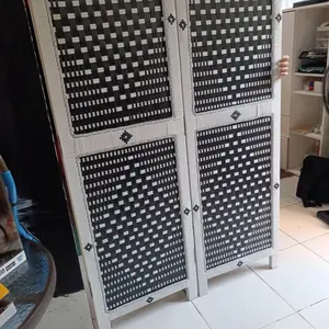 (Ready Stok) Sketsel Pembatas Ruangan Rotan Motif Partisi Sekat Ruanga