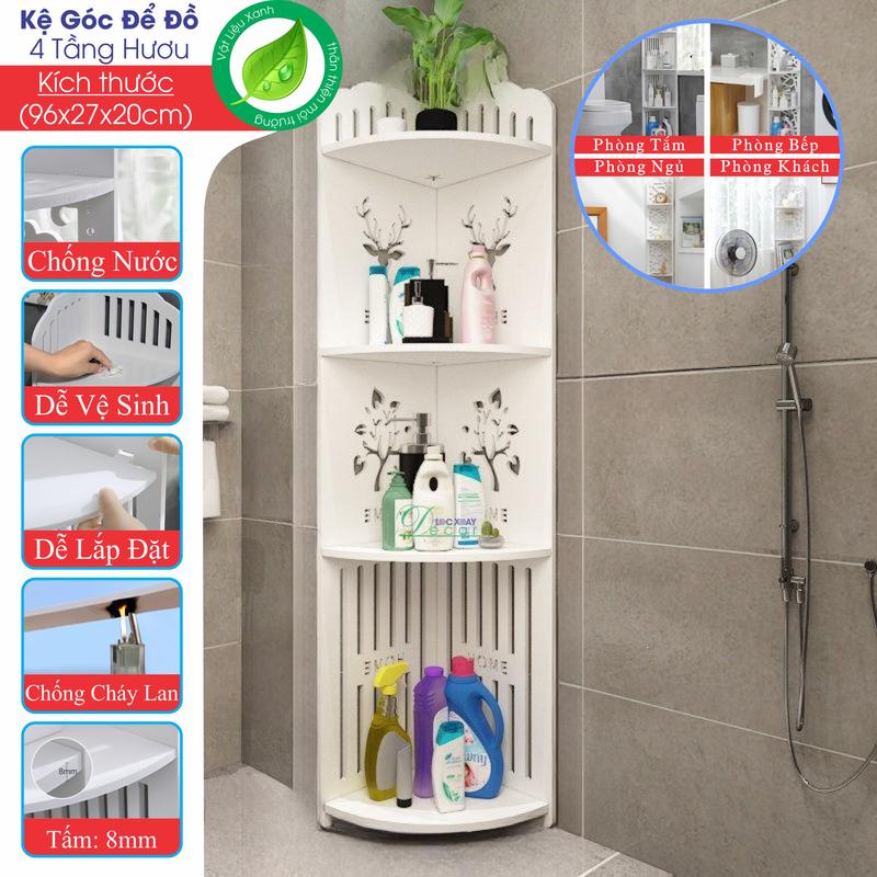 Kệ Góc Để Đồ Nhà Tắm, Kệ Để Đồ Đa Năng, Kệ Góc Tường Phòng Ngủ, Kệ Góc Phòng Khách, Kệ Góc, Kệ Decor Phòng, Kệ Để Đồ, Kệ Đựng Nhà Tắm, Kệ Nhà Vệ Sinh
