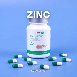 Tiens Zinc Seng Laktasi Lactate Kapsul -  Nutrisi Nafsu Makan Anak - Halal BPOM Segel
