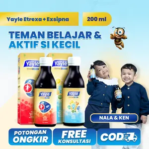 YAYLE PAKET AKTIF EXSIPNA DAN YAYLE ETREXA SUPPORT Bantu Sirkulasi Darah dan Menambah Gizi Anak