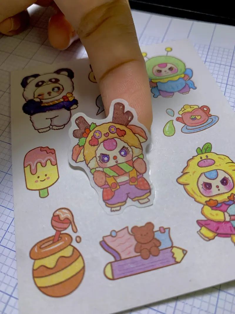 Sticker BABYTHREE Cute Nhiều Họa Tiết Xinh Xắn, Dễ Thương