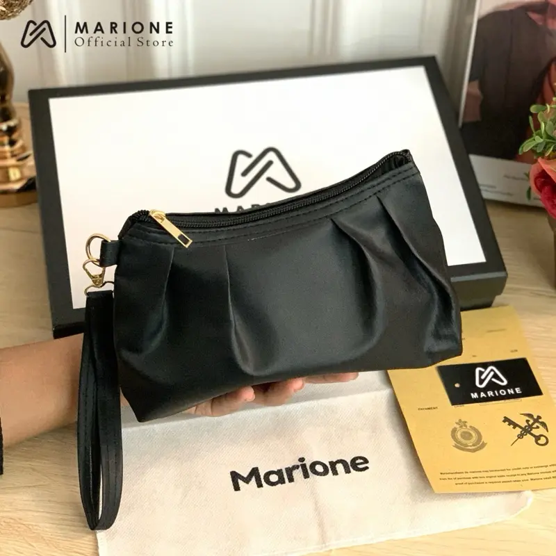 ￼MARIONE - DOMPET BANANA dompet Serbaguna hp uang kertas masuk Pouch imut Kondangan Mini