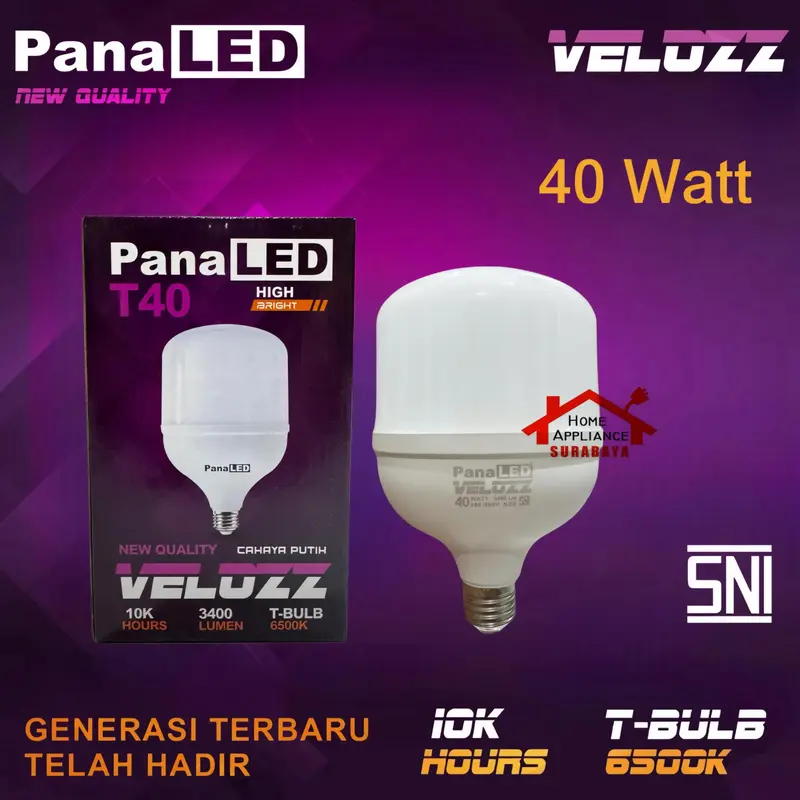 PanaLED Capsule Lampu LED T-Bulb Velozz 6500K 5 10 15 20 30 Watt / 5W 10W 15W 20W 30W 6