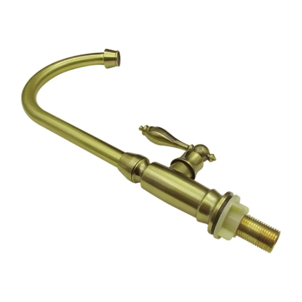 Antique Brass Kitchen Sink Faucet Single-Handle Cold Water Tap Kitchen Fixtures