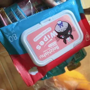 Tisu Basah Kucing Anjing 80 Lembar Tissue Basah Baby Wipes Non Alcohol