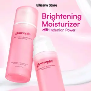 GLOWSOPHY | Watermelon Brightening Moisturizer Niacinamide Migwort Gel 100ml Pelembab Ceramide Hydrating Hyaluronic