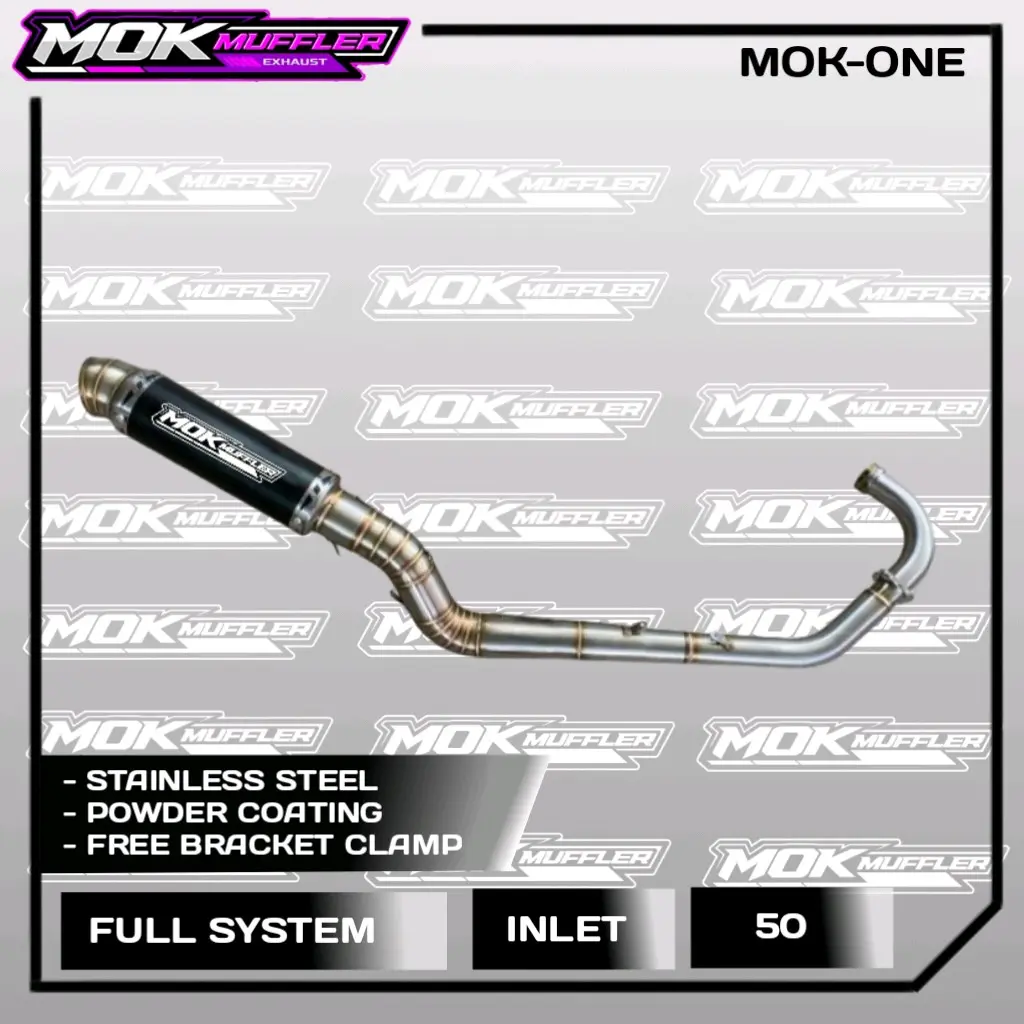 Knalpot Racing Malaysia Style Yamaha MX King MX Old MX New Full System Type MOK-ONE