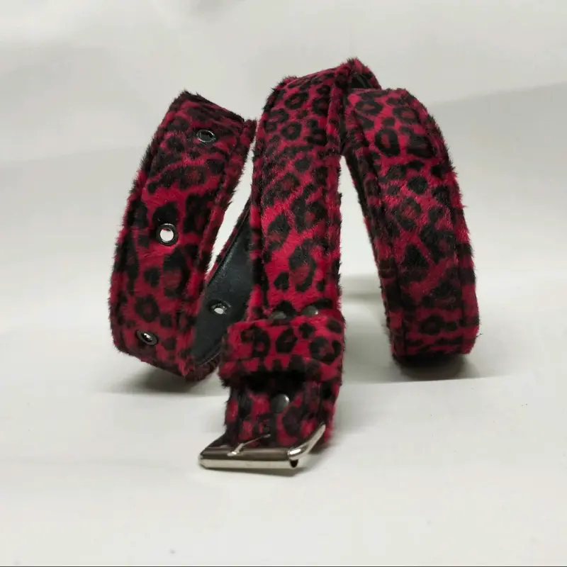 belt leopard sabuk pria wanita motif macan ikat pinggang pria motif leopard gesper skena termurah 3