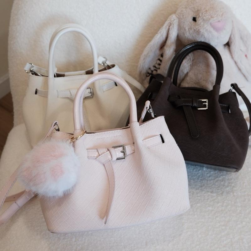  ZHOUZHOU BAG Túi xách cầm tay đeo chéo chất da PU nhám kiểu dáng basic đeo daily 