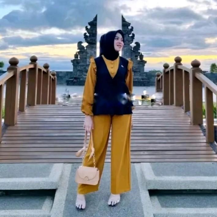 One set  wanita deora premium set rompi cringkel airflow 5