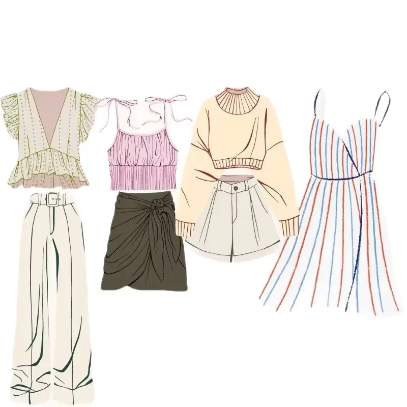 Paket Usaha 50pcs mix cewek atasan, dress, celana, sweater/rajut, hoodie, baju anak