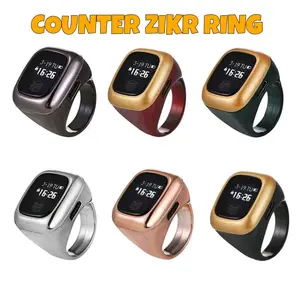 MM- COUNTER Tasbih Digital Muslim Tombol Layar Tanpa Aplikasi - Cincin Dzikir 4 ruangl