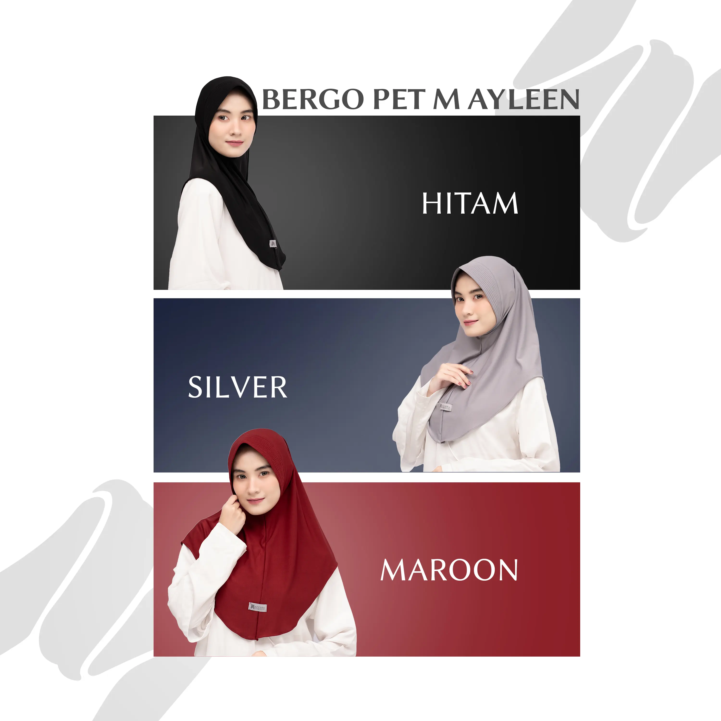 HITAM-SILVER-MAROON