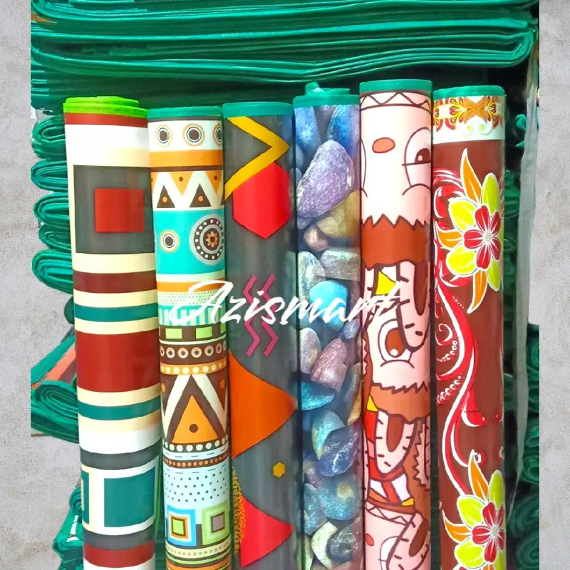 Karpet Tikar Lipat Gulung Eva Spon Ukuran 150x120cm Motif Campur Random Karpet alas Spon Laminating tikar tidur Alas lantai plastik hampers 8