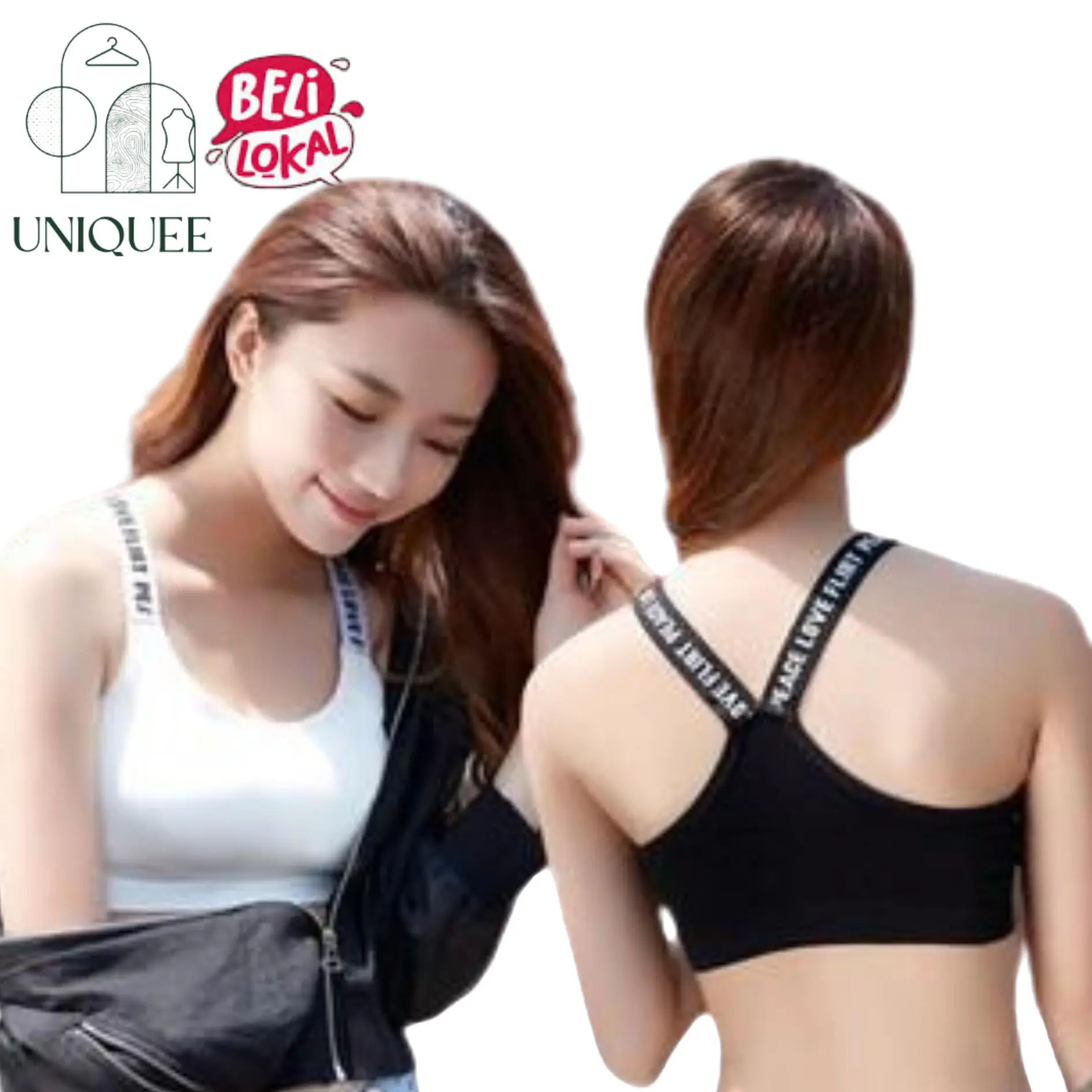 Uniqueestore BR015 Pakaian Dalam Sport Bra Bh PushUp Gym Fitness Senam  Olahraga Cod