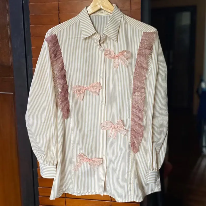 Pitta shirt kemeja kasual Wanita 1