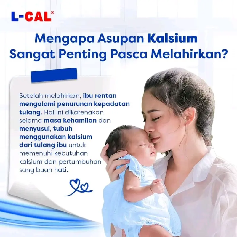 L-CAL Tablet Suplemen Kalsium Dan Tulang 4