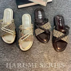 RF STORE ~ Harumi Series Sandal Wanita Terbaru Kekinian Super Empuk Sendal Karet Cewek