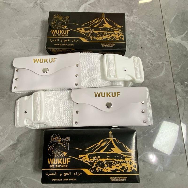 SABUK HAJI / SABUK IHRAM WUKUF SLOP M - L - XL - XXL Putih 2