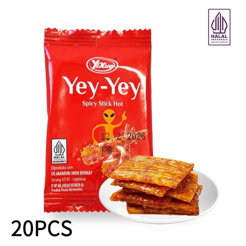 YIXUE Halal Snack Cemilan Renceng Renyah yey-yey Casual snacks Exciting snacks Spicy Snacks