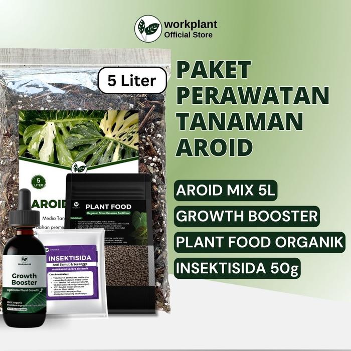 Gambar Workplant - Paket Perawatan Tanaman Aroid Growth Booster Pupuk Nutrisi Tanam Tanaman Hias Aroid Philoden Monstera Anthurium dll - Paket 1 dari workplant official Kota Surabaya 3 Tokopedia
