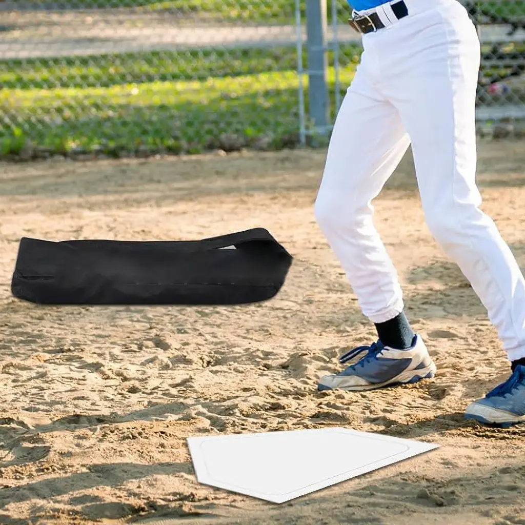 Yiyinafi Backyard Base Set Softball Base Set 5pcs Baseball Rubber Bases Set with Home Plate for Softball Kickball Backyard Durable Throw Down Base Set for Outdoor Sports