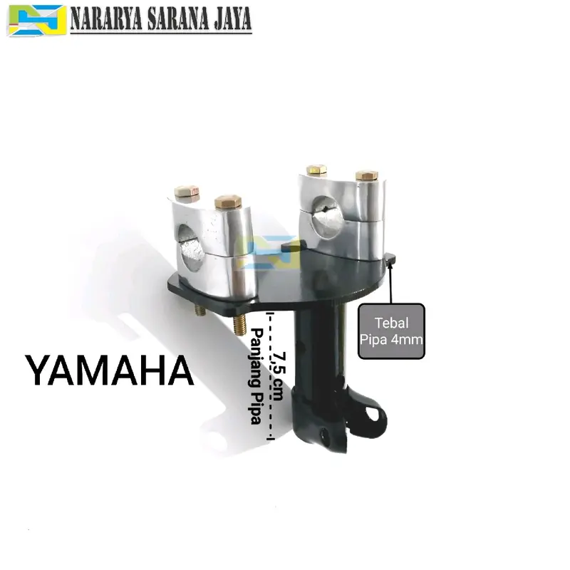 Peninggi Dudukan Adaptor Stang Motor Trondol Bebek Matic Model Batman Universal 4