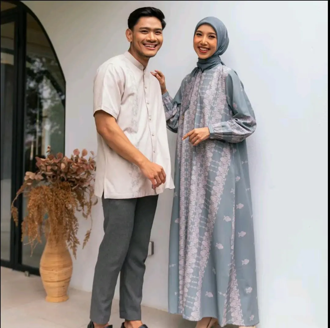 Elzatta Baju Couple Casablanca Series Gamis dan Koko Casablanca Terbaru Elzatta Muslim Lembut