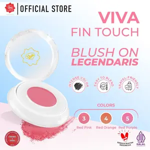 VIVA Blush On FIN TOUCH Finishing Make Up Blushes Intense Color, Easy To Blend Pigmented Long Lasting