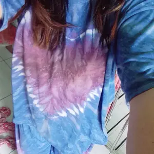 Homewear-Oneset Unisex celana Kulot panjang setelan wanita panjang non busui MOTIF TIEDYE TRENDING Setelan Wanita Dewasa Kulot