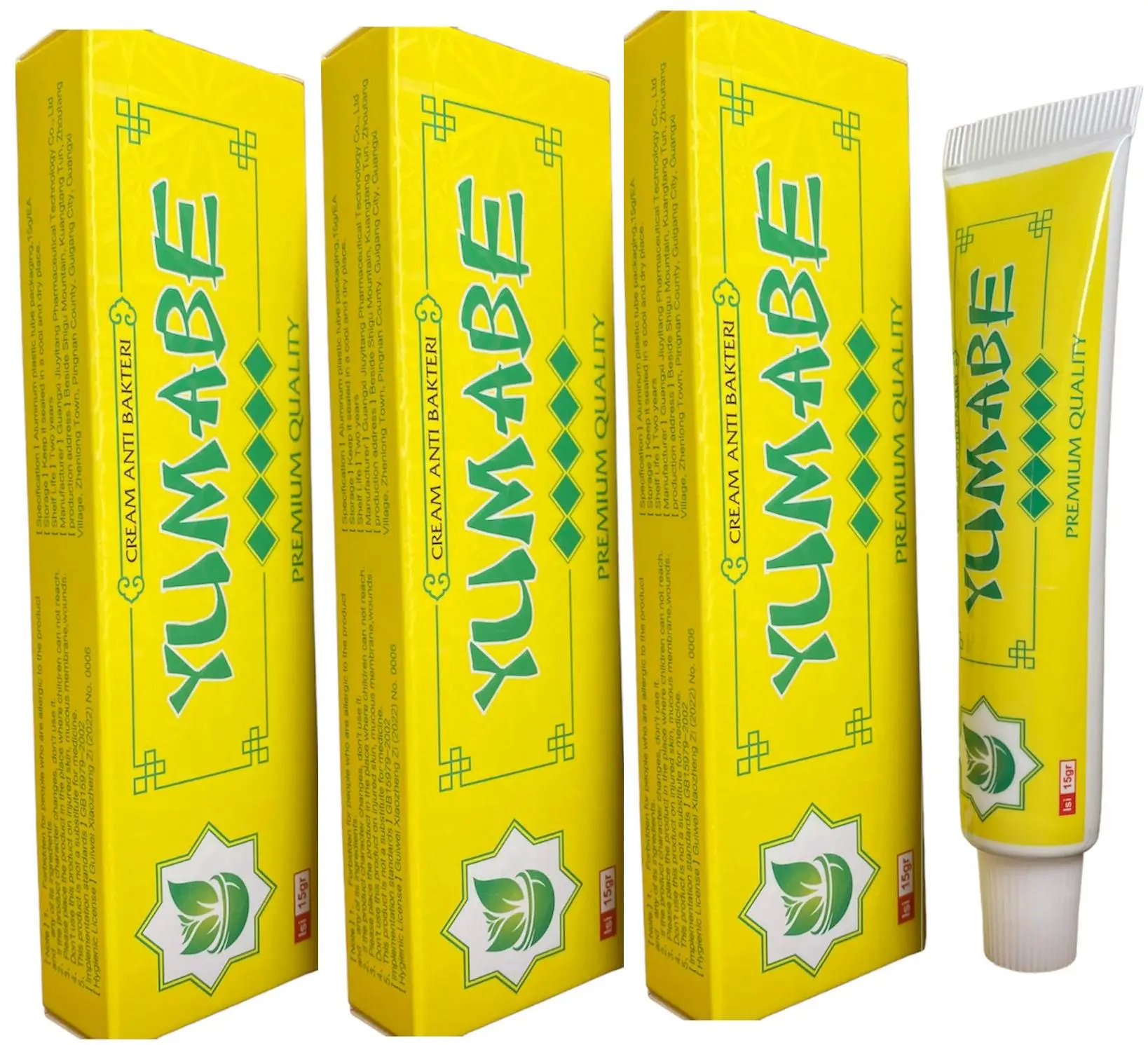 JATENG Yumabe 3 Pcs Moist Skin Cream Perawatan Antibakteri Dan Jerawat 20 Gram