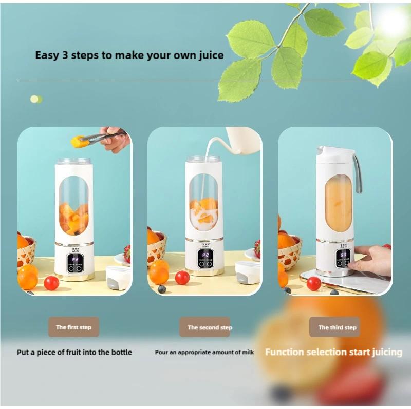 【SG Local】Portable Juicer Blender USB Rechargeable 450ml - BPA-Free Ice Crusher for Shakes/Smoothies 4